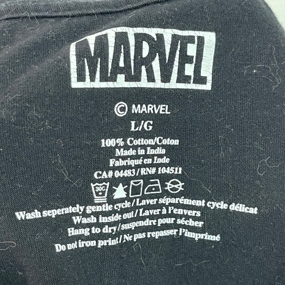 Marvel Iron Man Neon Circuit Graphic Black T-Shirt - Size L - Picture 8 of 8